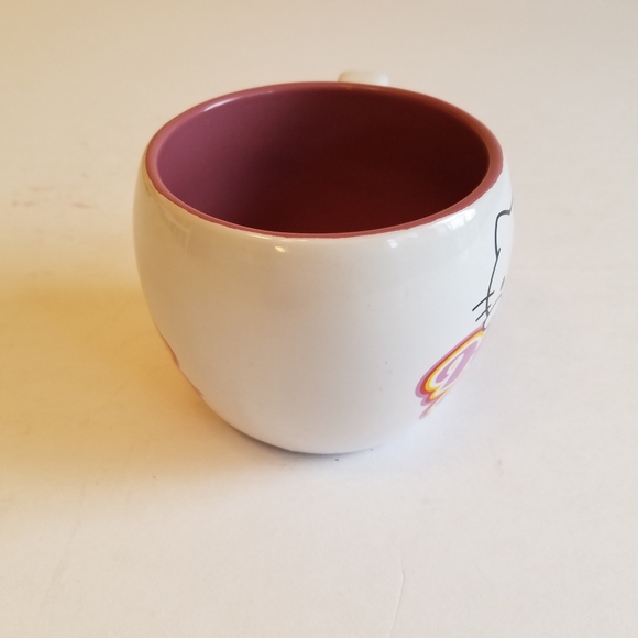 NWOT Hello Kitty Sanrio Mug White Mauve - Picture 6 of 10